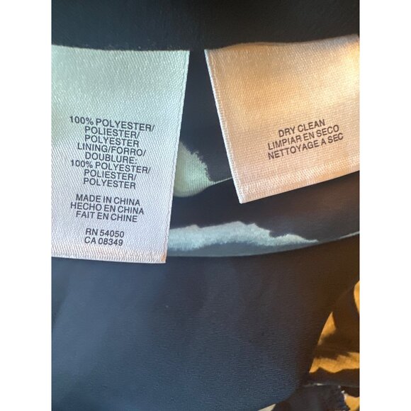 Jones New York Womens Zebra Print Dress Size 16 Sleeveless Career Cocktail - Picture 4 of 4